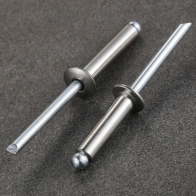 (200Pcs) 3/16"x3/4" stainless steel blind pro Rivets,Steel handle and stainless steel mandrel