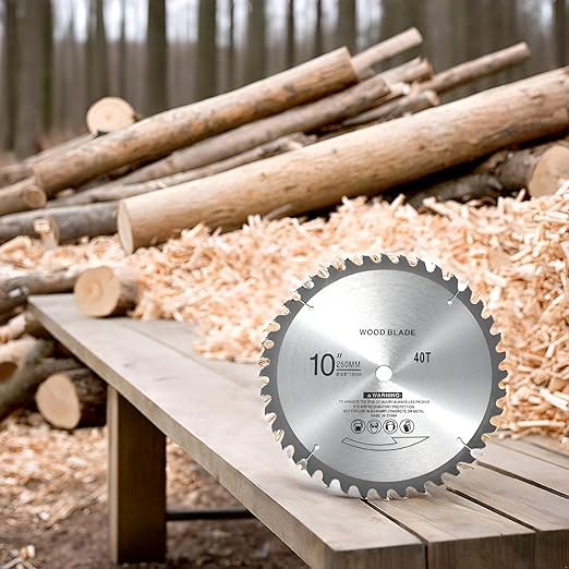 10" 40T Carbide Tip Miter Saw Blade Bench Saw Blade Ciucular Saw Blade for Wood Working