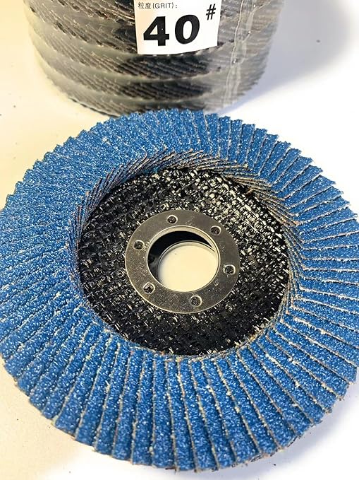 SIGNI T29 4.5" x7/8" Premium Zirconia Abrasive Flap disc for Angle Grinder Sanding, Stock and Rust Removal, Finishing, Grinding, Deburring (4.5 inch T29 40#)