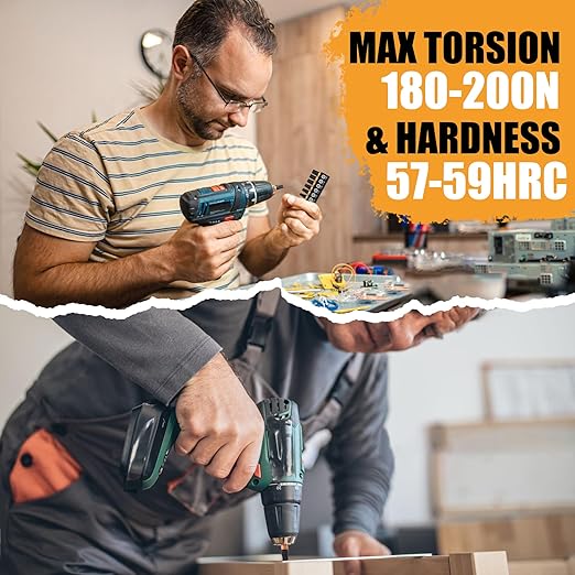 MulWark 14-Piece Security Torx Bit Set ??T5-T40 Star Bits Set, 1'' S2 Steel Tamper-Resistant Bits with Magnetic Bit Holder, 1/4" Hex Shank ??Christmas Gift, Holiday Tool Set, Xmas Stocking Stuffer