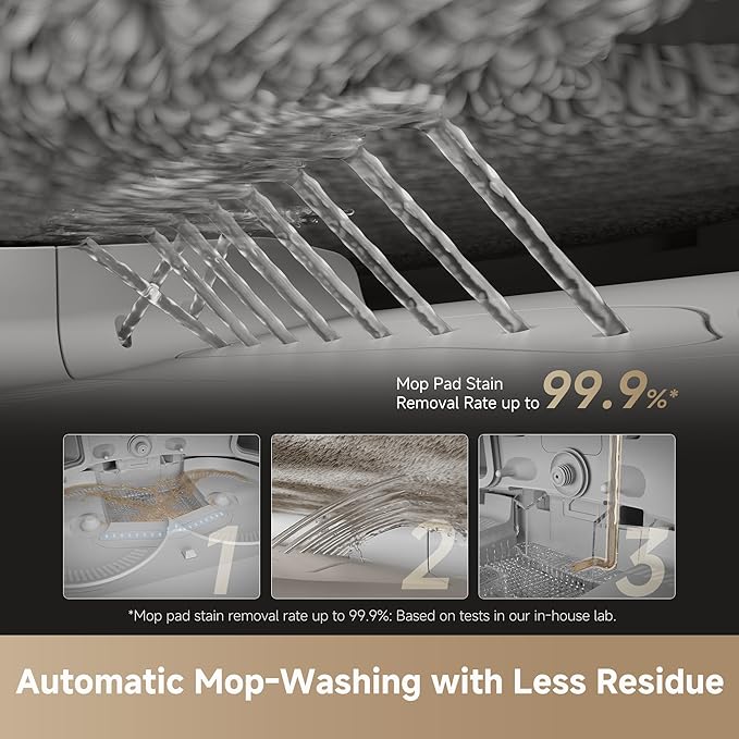 DREAME X50 Ultra White Robot Vacuum and Mop with Auto-Empty and Mop Self-Cleaning, 20,000Pa Suction, Obstacle Avoidance and 360째 Navigation, Corner to Edge Deep Cleaning, Detangling Brush