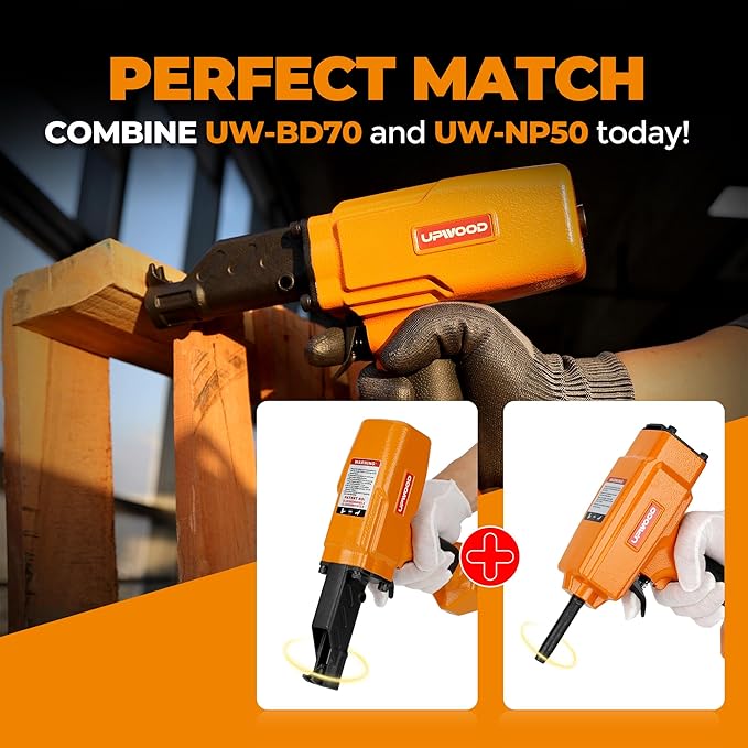 Air Nail Puller Nail Remover Pneumatic Denailer Tool for Recycled Wood Fence Pallet (Ideal for soft or medium-hard woods)