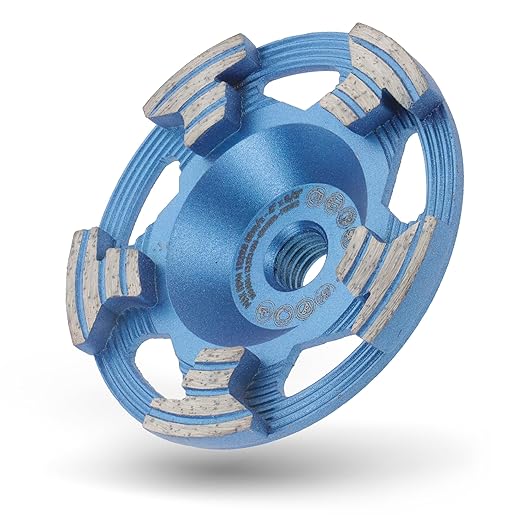 PRODIAMANT 4??Diamond Cup Wheel, 5/8??11 Arbor, Wet/Dry, Max 15,300 RPM ??Concrete & Masonry Grinding for Angle Grinders (Model PD-ST51-i58-100mm)