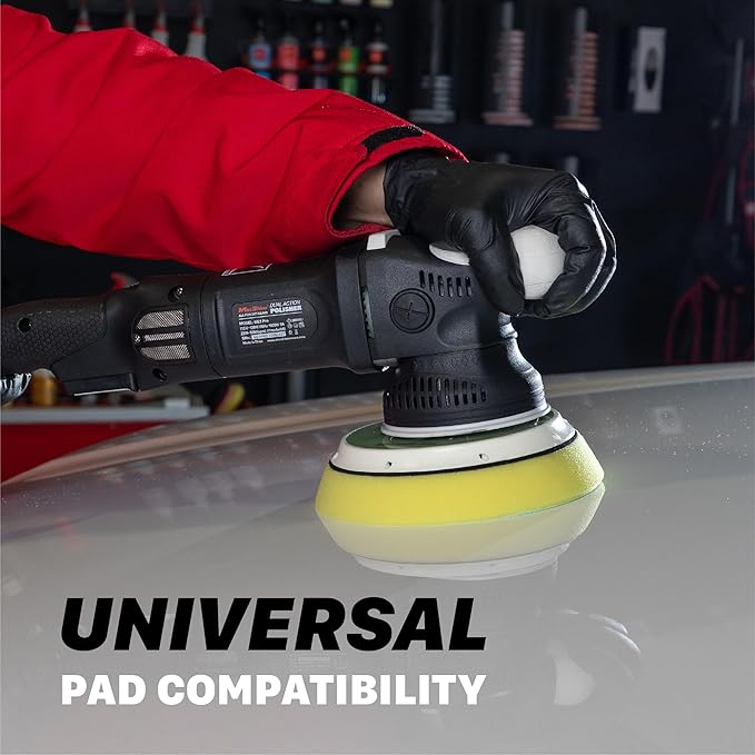 Maxshine M21 Pro Dual Action Polisher ??21 mm Long Throw, 1000 W Power, 6??Backing Plate, Variable Speed 2,200??,000 OPM, Low Vibration Grip ??Professional Car & Marine Paint Correction Buffer
