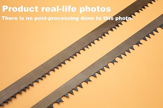 20 Pack 21 Inch Bow Saw Blade Replacement,Fits Any 21” Bow Saw for Tree Cutting,Two Tooth Types for Dry and Wet Wood,Super-Hard Alloy Steel