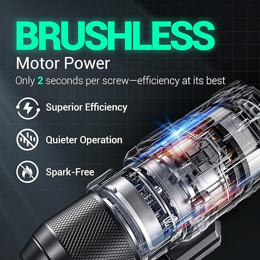 DCA 20V Brushless Hammer Drill Cordless, 492 in-lb Torque Impact Drill, 1/2" All-Metal Keyless Chuck,18+1+1, (0-450/0-1800RPM), 27000 IPM, Compact Design with 2.0Ah Battery & Charger,ADJZ2055i