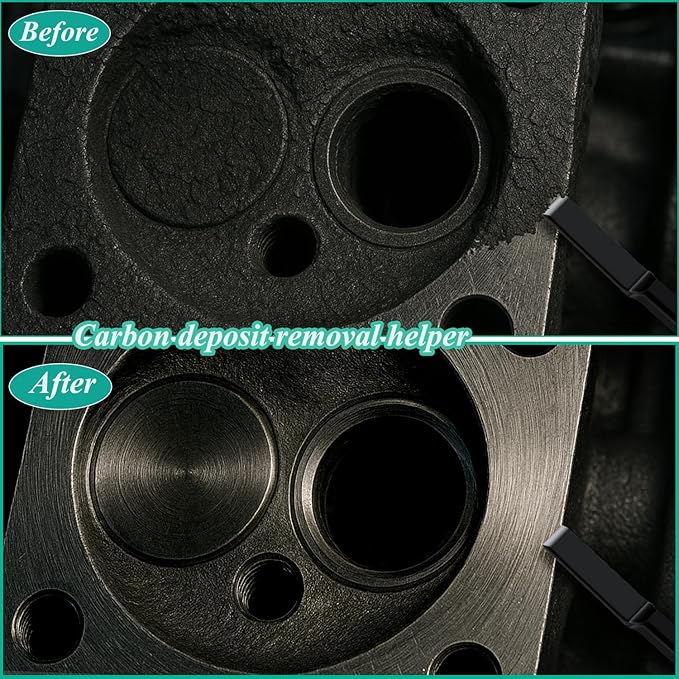 2/5" Scraper Head Gasket Scraper, High Hardness Chrome Vanadium Steel with Non-Slip Rubber Handle Scraper, Gasket Scraper for Removing Gaskets,Rust, Paint,Varnish, Carbon Scraper Tool for Surface Prep