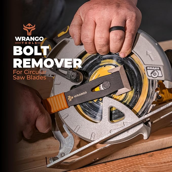 Wrango Tools 9.5" Trim Bar Pry Bar - Patented Small Pry Bar with Bolt Remover & Nail Puller for Home Improvement & Construction - Flat Bar with Shock-Absorbing Grip & Wide Winged Ends, 2pk