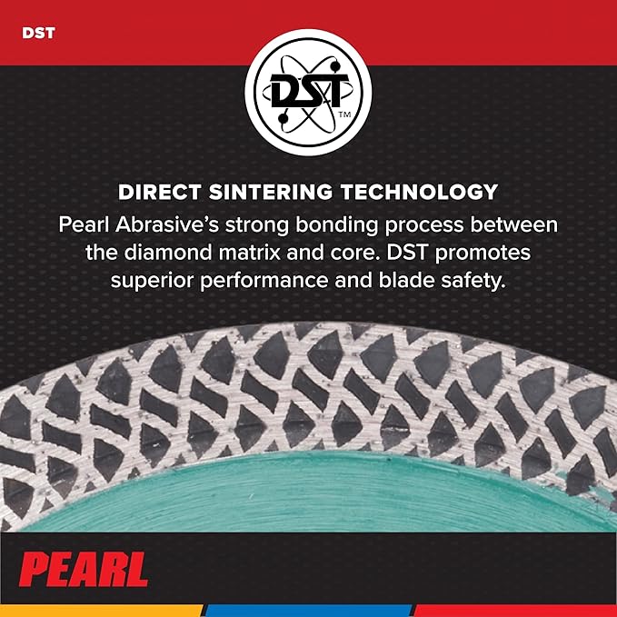 PEARL ABRASIVE CO. P4 Thin Mesh Turbo Porcelain Blade 4 1/2" 5/8"-20mm-7/8 4 Holes