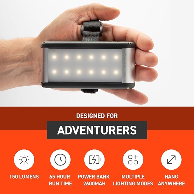 S.O.L. Venture 2600 Rechargeable Light with Power Bank