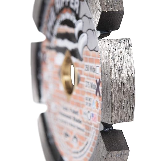 Delta Diamond Ripper Premium 4 Inch Tuck Point Diamond Blade, 3/8" Width, for Mortar Removal (4" X .375)