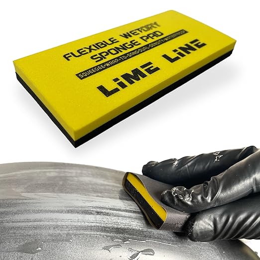 LiME LiNE Wet or Dry Flexible Sanding Sponge Pad for Wrapping Silicon Carbide Sandpaper