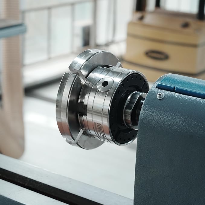 Large 130mm Dovetail Jaws for Woodturning Lathe Chucks, with smooth inside and outside for holding large workpieces, Compatible with Super NOVA 2, G3.