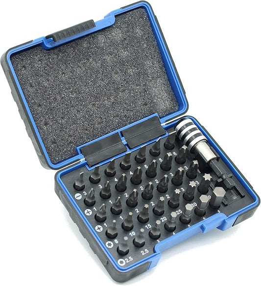 36 pc Impact Ready Screwdriver Bit Set Kit with One Quick Release Chuck