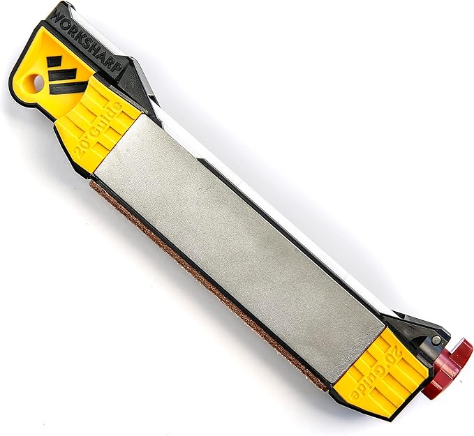 Work Sharp Guided Field Sharpener, Compact Travel Knife Sharpener Tool