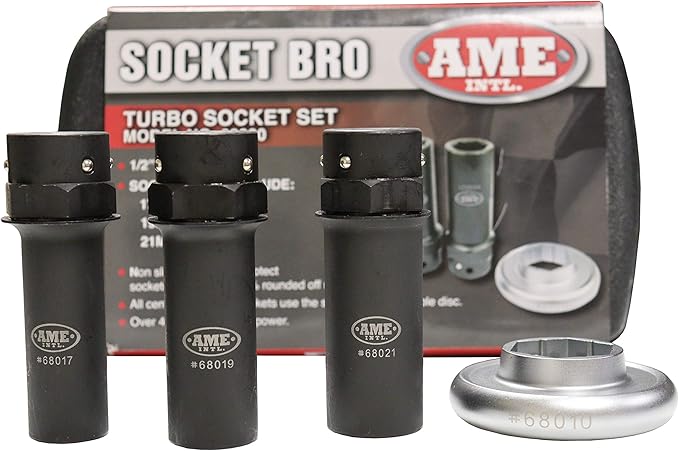 AME INTL Intl-68000 Socket Bro Turbo Socket Set-Black