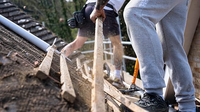 Ripper ??The Ripper Heavy-Duty Indexing Crowbar & Nail Puller Tool, Multi-Angle Wrecking Bar for Trim, Flooring & Demolition (Longhorn)