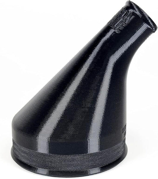 Angled Reducer 4??to 1-1/4", Connect Shop Vac to Dust Collection Port (4in to 1.25in), Adapter Converter, 45-Degree Elbow, Attach Woodworking Dust Chute to Vacuum Hose, R4520 R4512 (4" to 1-1/4")