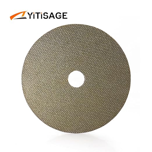 5 Inch Electroplated Diamond Grinding/Polishing Pads Sanding Granite Concrete Glass Metal Stone Grinding Disc(grit 60-1pc)
