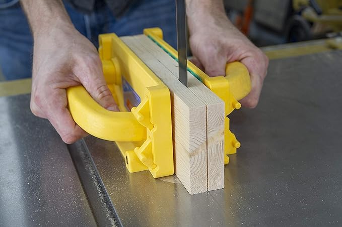 MICROJIG GRR-RIP-BLOCK Smart Push Block for Routers, Jointers, Band and Table Saws, Woodworking Tool, Extreme Grip, GB-1, Yellow/Green