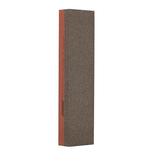 Norton Knife Sharpener Combination Grit Oil Stone - Sharpening Stone with Fine/Coarse Combination Red/Black