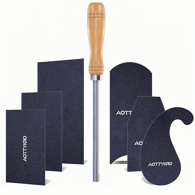 New Cabinet Scraper Cards and Cabinet Scraper Burnisher with 6 shapes,multi-functional engraving,deburring,polishing,contour sanding.for precision machining and confined spaces