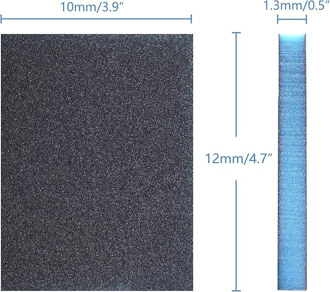 16Pcs 100 Grit Sanding Sponge, Jamiikury Medium Sanding Blocks Washable and Reusable, Wet Dry Sandpaper Sponge for Wood Metal FurniturePaint and Drywall