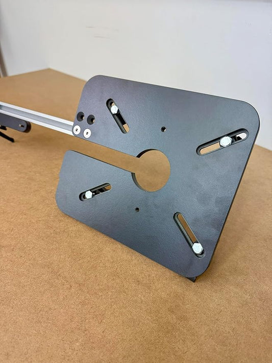 Woodhaven 3290 Adjustable Circle Cutting Jig for Fullsize Routers - Precision Woodworking Tool for Perfect Circles from 4" to 204" in Diameter | Made in USA