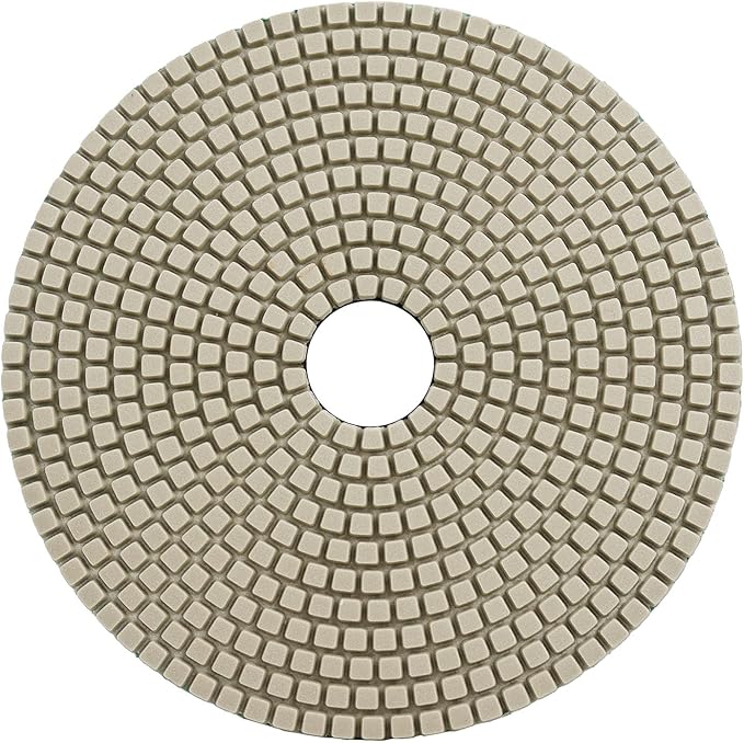 Casaverde Grit 800 Dry Diamond Polishing Pads,7" Granite Marble Polishing Pad for Concrete Marble Quartz Stone Countertop Granite