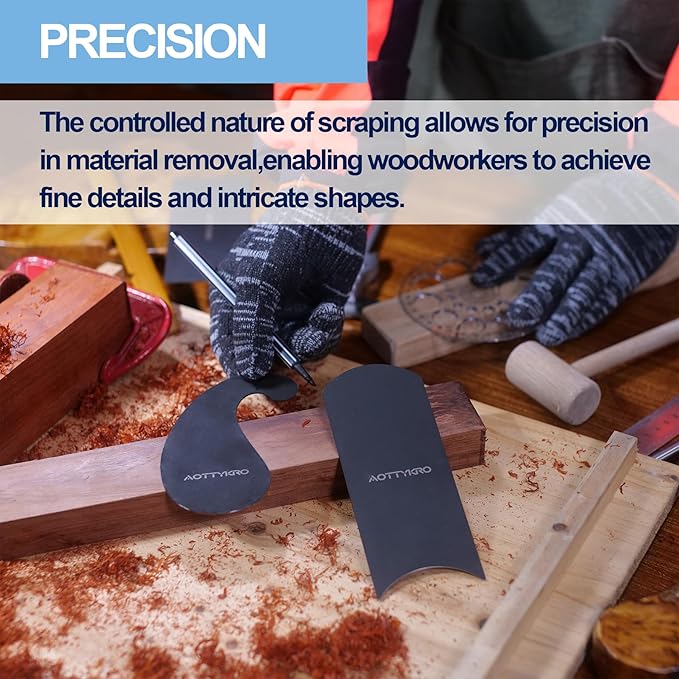 New Cabinet Scraper Cards with 3 shapes,Cabinet Scraper for multi-functional engraving,deburring,polishing,contour sanding,Card Scraper Tool for precision machining and confined spaces