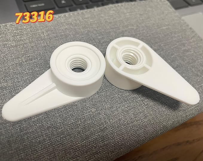 73316 Shop Vac Fixed Filter Plate White NutCompatible with Craftsman Ridgid 83872 9-16938 Wet & Dry Vacuum Cleaner (2PCS) (Pre2010)