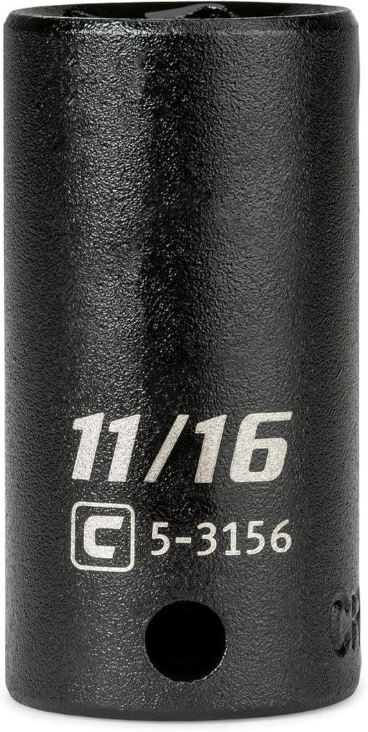 Capri Tools 3/8 in. Drive 11/16 in. Semi-Deep Impact Socket