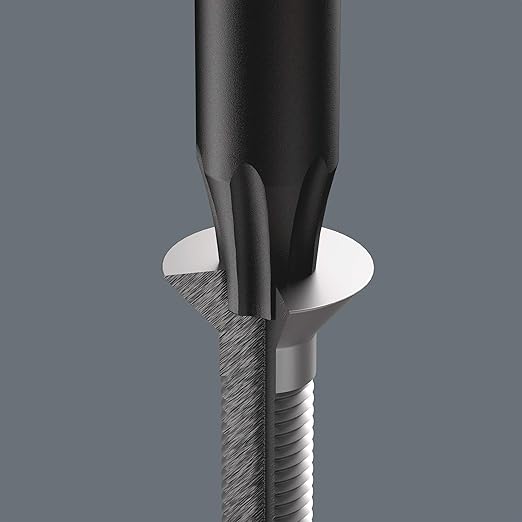 Wera 05118181001 Kraftform Micro 2067 Torx HF Electronics Precision Screwdriver, TX5 Head, 40mm Blade Length