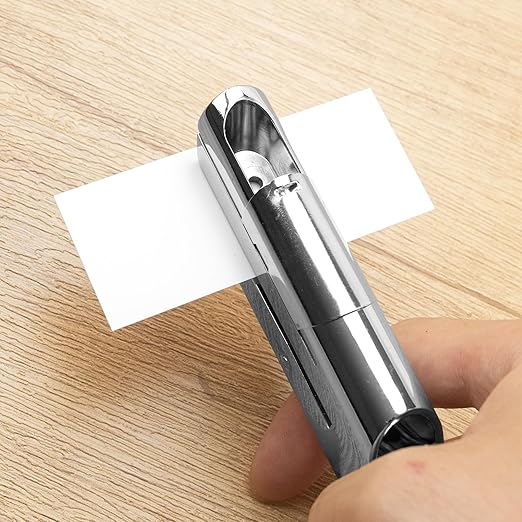 1/8 inch Hole Punch,Single Heavy Duty Hole Punches Paper Punch Portable Hand Held Long Hole Punch Small Hole Puncher Single for Tags Paper Cards Plastic Cardboard (1/8''-3MM Hole)