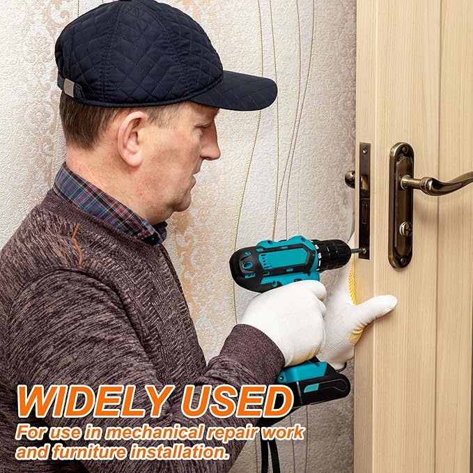 HARFINGTON 5pcs #1 Impact Phillips Screwdriver Bit PH1 1/4" Hex Shank 2" (50mm) Length 0.12" Rod Magnetic Cross Head Drill Bits S2 Steel Industrial Screw Drivers for Impact Power Tools