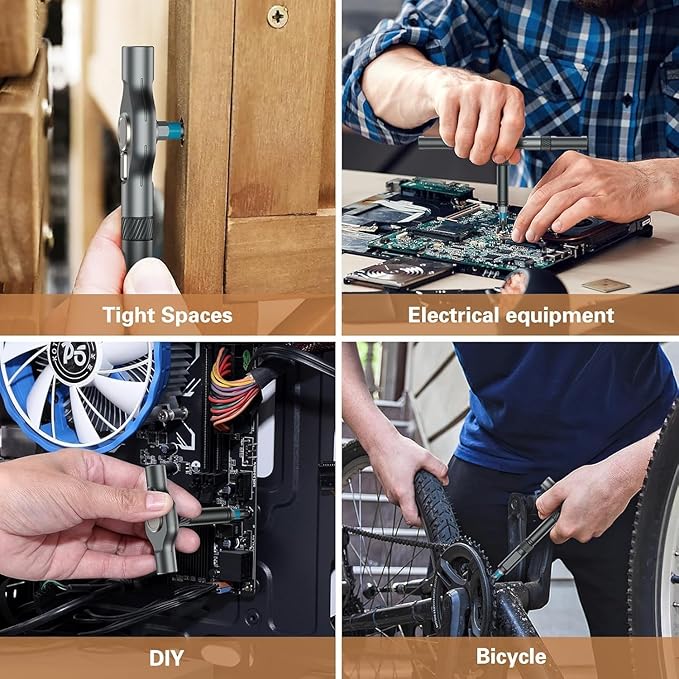 Ratchet Magetic Screwdriver Set: S2 Steel Precision Screwdriver Set - Removable Self Assembly Screwdriver Kit for Furniture Assembly and Repair - Gift for DIYer