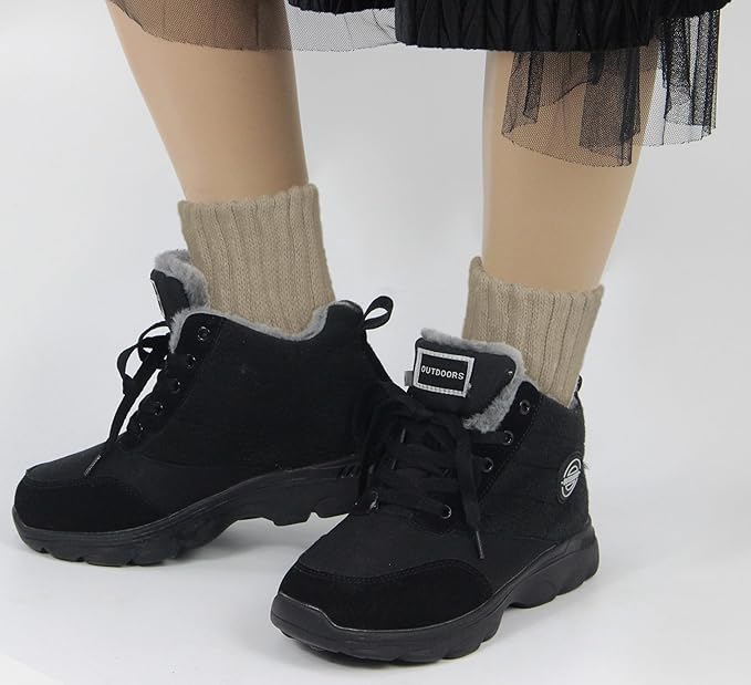 BomKinta Boot Socks for Women Winter Solid Thick Warm Socks Cozy Crew Socks Christmas Gift