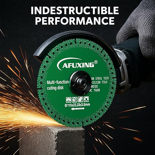 Indestructible Disc for Grinder 4 1/2 Inch, 12PACK Indestructible Disc 2.0 for Angle Grinder 7/8'', Durable Rock Slab Grinding Disc for Smooth Cutting Chamfering Grinding Materials