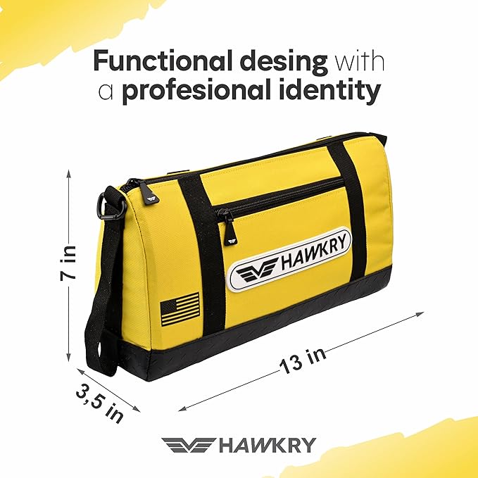 HAWKRY Oxford Waterproof Tool Bag set of 4 – Small Tool Bag and Tool Pouch, Fishing Bag, Travel Pouch, Compact, Durable Small Travel Bag, Multipurpose Tool Bags for Men for Work, Fishing and Travel