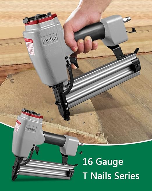 meite 16 Gauge Finish Nails, 2-Inch Galvanized 16GA Finish Nails, Small Straight Finishing Nail, Ideal for Woodworking, Upholstery, and Framing Projects (2,500 Counts)