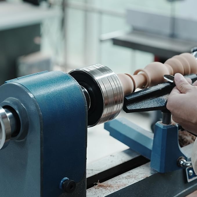 Woodlathe Chuck BMT-J6026 Spigot Jaws, Non-serrated for Woodturning Lathe Chucks, dovetail-shaped outer sides and non-serrated inner sides, Compatible with Super NOVA 2, G3.