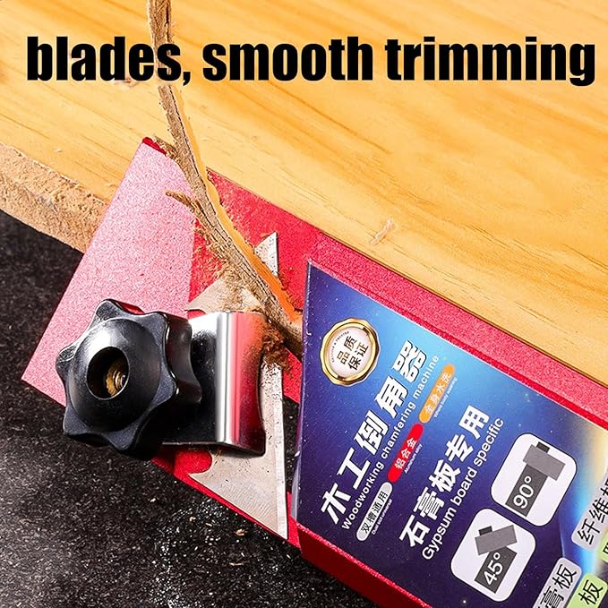 Plasterboard Chamfering Tool - 14.1x5.5x2.2cm Drywall Chamfer Tool, Versatile Aluminum Alloy V Planer | Multi-Functional Anti-Slip Edge Chamferer For Plasterboard Cutting Plumbing Conduit Work