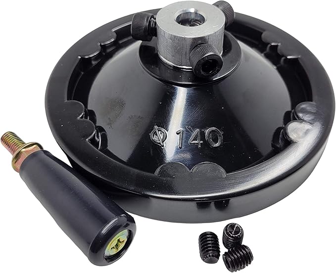 OD 5.5??Ultimate Handwheel 1/2??Bore Hole Crank Handle Most Machine Wood Lathe Mill Table Saw Tailstock Drill Press Revolving Replacment Part Shaft Vise Adjustment Core Tilt Height Adjustable Control
