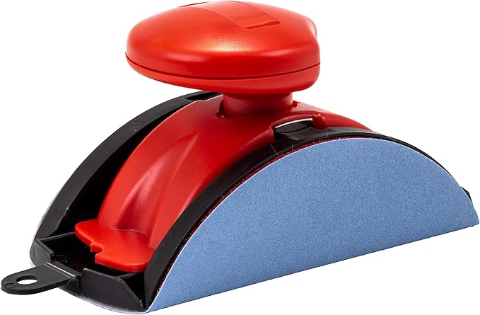 6??Collapsible Hand Detail Sander Tool - Adjustable Manual Block Sander Sanding Block Sanders for Woodworking Hand Tools Block Plane - Dry and Wet Sanding - Wood Metal and Drywall - Corners and Angles