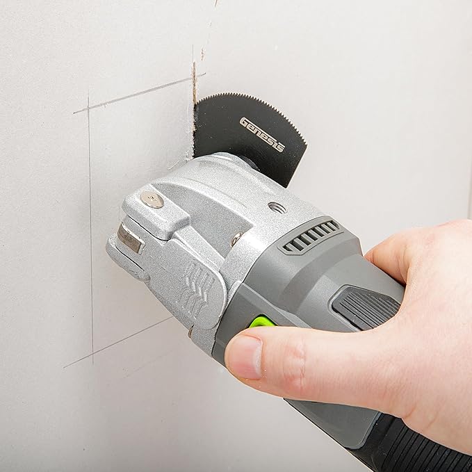 Genesis Oscillating Tool 3.5 Amp Oscillating Multi Tool with 3.7째 Oscillation Angle, 6 Variable-Speeds with 16-Piece Accessory Set, Storage Box, Carrying Bag, and 2 Year Warranty (GMT35T)