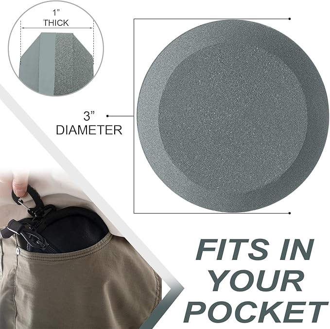 2 Pcs Axe Sharpener Multipurpose Axe Hatchet Sharpening Stone Whetstone Blade and Tool Machete Sharpener Knife set, Dual Grit 180/320 Sharpening with Storage Bag (Gray,Gray-blue)