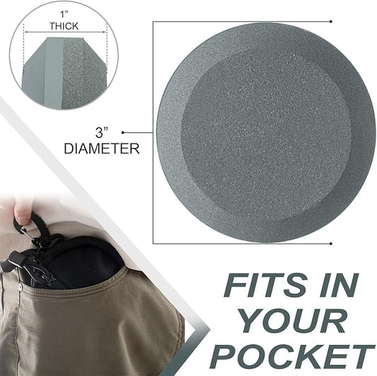 2 Pcs Axe Sharpener Multipurpose Axe Hatchet Sharpening Stone Whetstone Blade and Tool Machete Sharpener Knife set, Dual Grit 180/320 Sharpening with Storage Bag (Gray,Gray-blue)