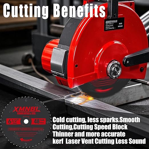 6-1/2 Inch Metal Cutting Blade,Replace for Diablo D0648CFX 6-1/2" Metal Cutting Circular Saw Blade,Compatible with 6 1/2 Inch Circular Saw,Cermet Carbide Up to 5X Longer Life 5/8 Arbor