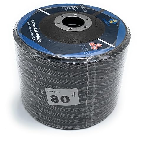 SIGNI 4" x 5/8" Premium Zirconia Flap Discs T27 10-Pack (4.5 inch T27 80#)