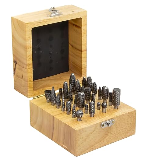 Drill America 28 Piece Carbide Burr Set, DUL Series